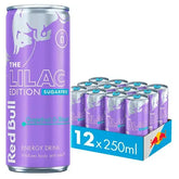 Red Bull Energy Drink Sugar Free Lilac Edition Grapefruit & Blossom 250ml x 12 (Case of 12)  Adomoo